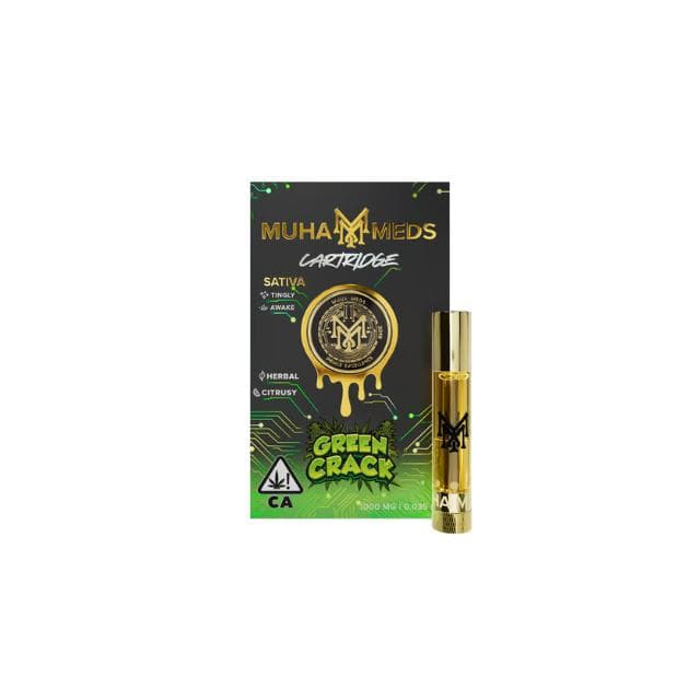 MUHA MEDS | GREEN CRACK | 510 CARTRIDGE | 1G