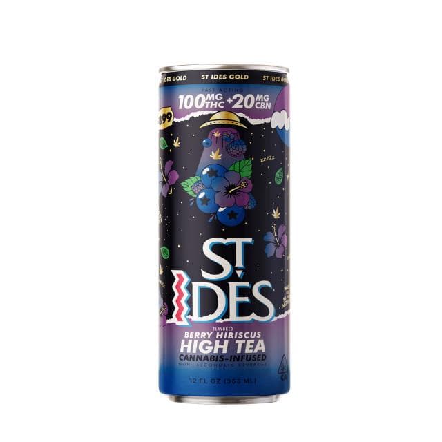 ST IDES | BERRY HIBISCUS | 100 MG THC 20 MG CBN | 12 OZ