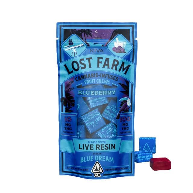 LOST FARM | BLUE DREAM CHEWS | 100MG | 10PK