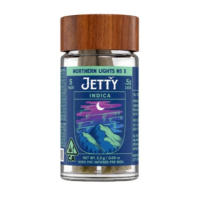 JETTY | NORTHERN LIGHTS X NORTHERN LIGHTS | INFUSED PREROLLS | 5PK