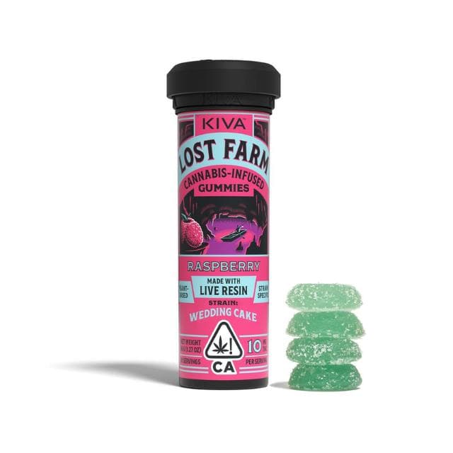 LOST FARM | RASPBERRY WEDDING CAKE | 100MG | 10PACK