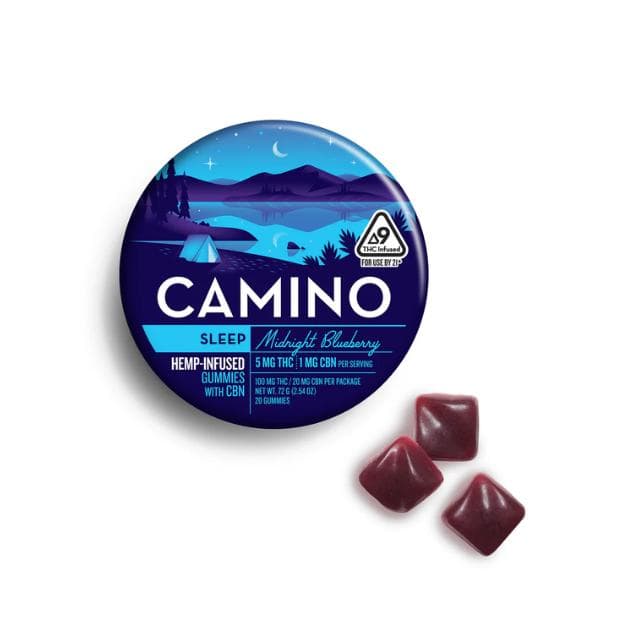 CAMINO | MIDNIGHT BLUEBERRY | CBN 5:1 | 100MG | 10PK