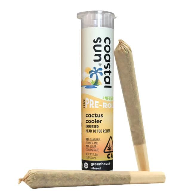 COASTAL SUN | CACTUS COOLER | 2PK PRE-ROLL | 1.5G
