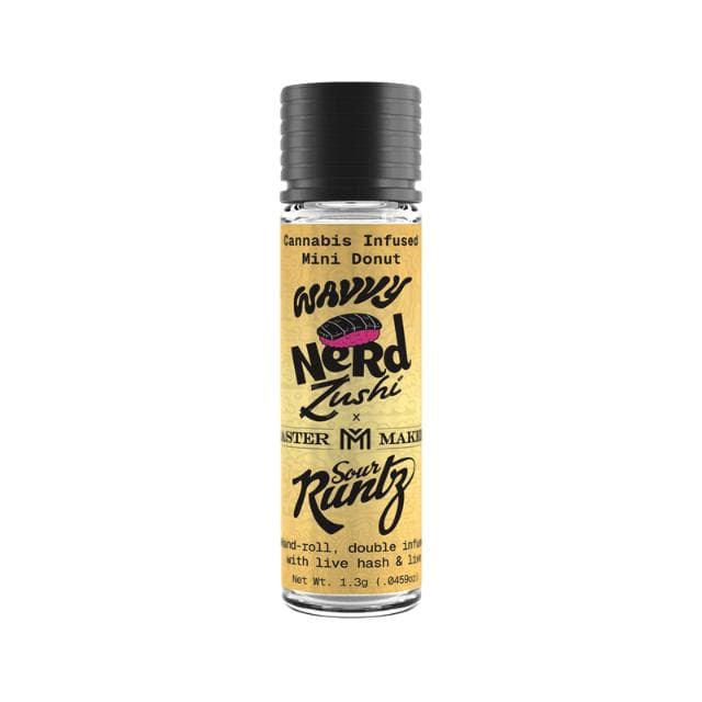 WAVVY X MASTER MAKERS | NERD ZUSHI X SOUR RUNTZ | INFUSED PREROLL | 1.3G