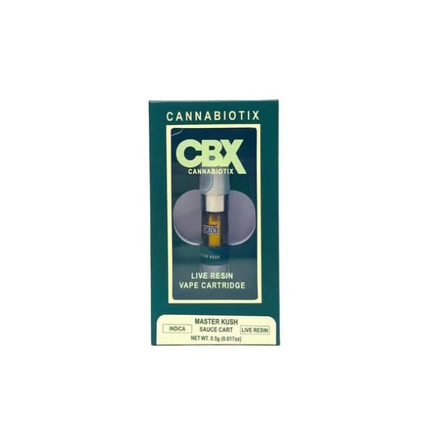 CBX | MASTER KUSH | LIVE RESIN CART | 0.5G